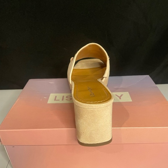 Lisa Vicky Magnetic 2C Women’s Cream Block Heel Sandals size 9.5 - Picture 5 of 6